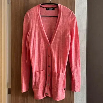 폴스미스 블랙 라벨 핑크 가디건 M 사이즈