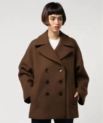 데밀룩스 빔즈 멜톤 울 피 코트