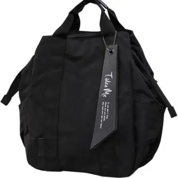 테이크미 블랙 토트형 백팩 다기능 포켓으로 편리한 백팩