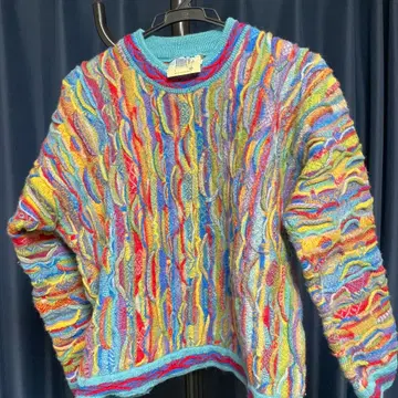 limnos 멀티 컬러 니트 스웨터 L