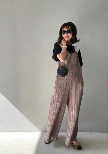 안미누 플리츠 올인원