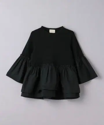 유나이티드 애로우즈 프릴 콤비 8SL 니트