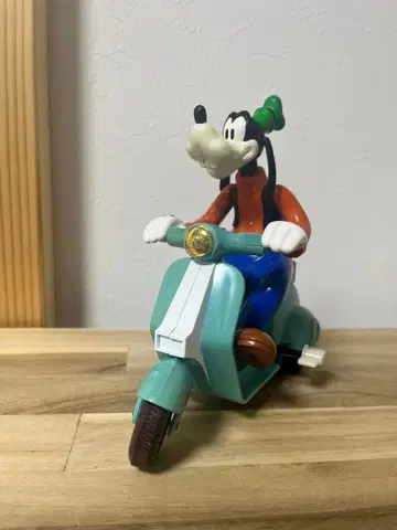 디즈니 구피 스쿠터 피규어 태엽 레트로