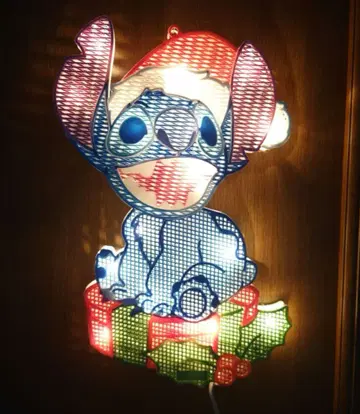 스티치 컬러 윈도우 모티브 일루미네이션 크리스마스 라이트