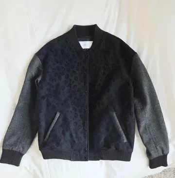 르쉘 블루 블루종 바시티 자켓 점퍼 레오파드 40