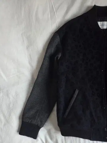 르쉘 블루 블루종 바시티 자켓 점퍼 레오파드 40