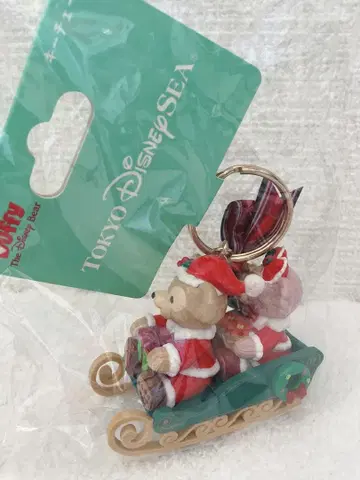 디즈니 더피 셰리메이 크리스마스 산타 키체인 2016