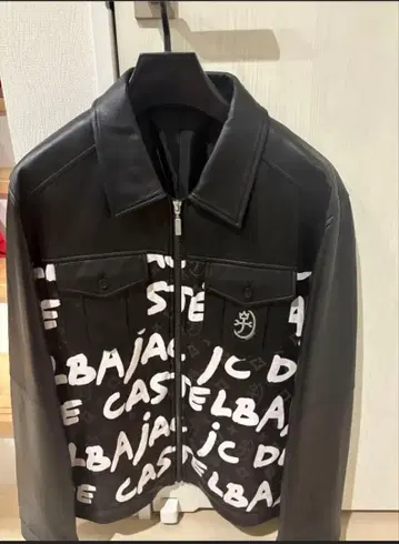 올 패턴 라무 가죽 자켓 L 부드러운 양가죽 블랙