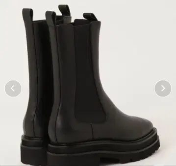 UNITED ARROWS TOKYO 사이드 고어 부츠 블랙