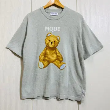 24년산 새상품급 젤라또피케 옴 에어모코 베어 풀오버 민트 M