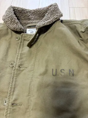 USN 로고 밀리터리 자켓