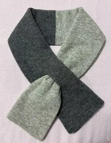 바이컬러 머플러 그레이 계열