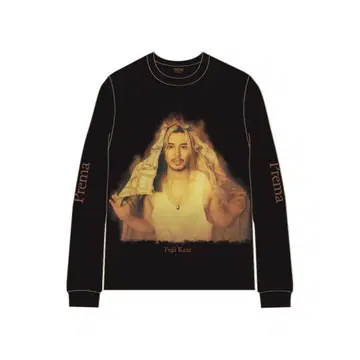 후지이 카제 Long Sleeve T-Shirt (Black Prema)