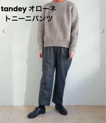 새상품급 tandey 오로네 토니 팬츠 울 팬츠 안감 부착