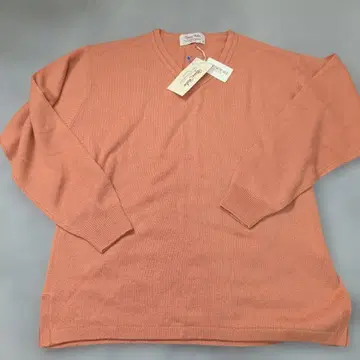 Grace Collection 캐시미어 실크 V넥 스웨터 L