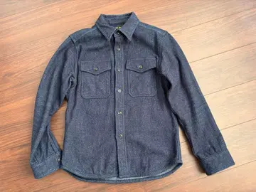 UES 인디고 엑스트라 헤비 플란넬 셔츠 1