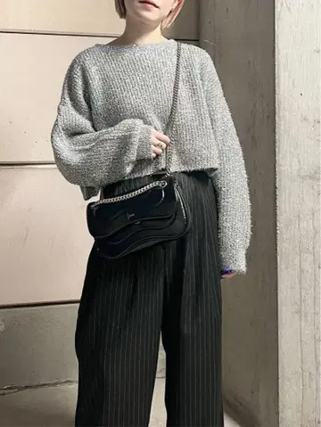 미사용 : ETHR OF GLITTER SHORT KNIT