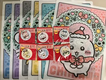 세븐일레븐 치이카와 오리지널 A4 클리어 파일 전 6종 캔 거울 전 6종