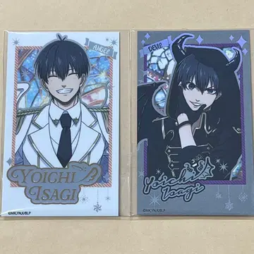 블루 록 파보테리아 폴라로이드풍 카드 이사기 요이치 천사와 악마 홀로