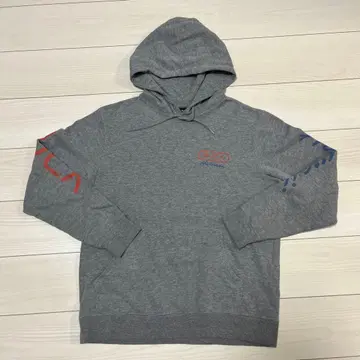 RVCA 그레이 후드티 하와이 디자인