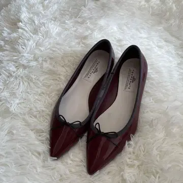 temperate 스틸레토 플랫슈즈 40 사이즈 25cm 상당