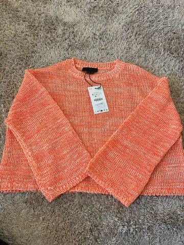 ZARA 자라 오렌지 니트 스웨터 S 사이즈