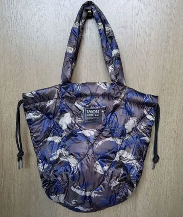 새상품급 TAION 밀리터리 다운 토트백 M