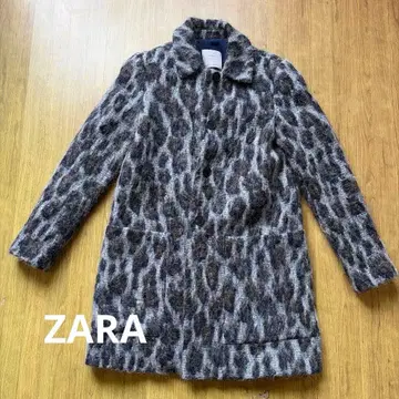연말 가격 인하 ZARA BASIC 코트 레오파드 무늬 xs