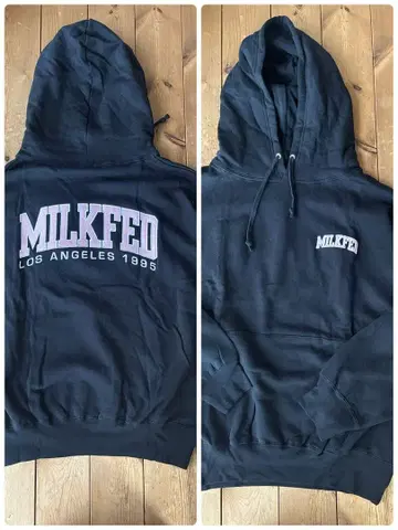 MILKFED 후드 부착 후드티