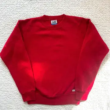 리 헤비웨이트 레드 맨투맨 S