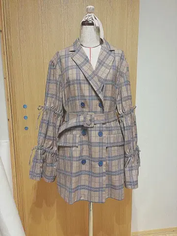 jouetie 슬리브 리본 자켓 미니 원피스