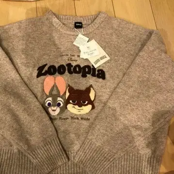 주토피아 스웨터 여성용 L 사이즈 닉 주디