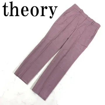 LA4997 2019년 제조 theory 띠어리 슬랙스 팬츠 퍼플 00