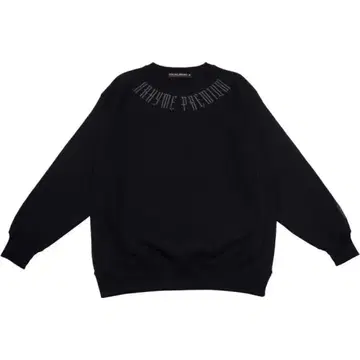 CREWNECK SWEAT SHIRT 'KP LOGO 2' BK/BK