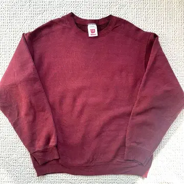 Wilson USA제 맨투맨 버건디 L