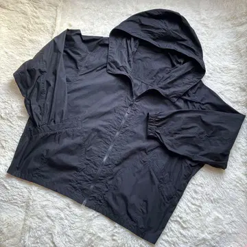 UNIQLO U 후데트 블루종 XXL 후드 부착 집업 자켓