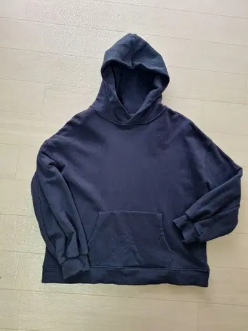 SO 네이비 후드 부착 후드티