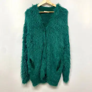 PAGEBOY 몬스터 페더 가디건 그린