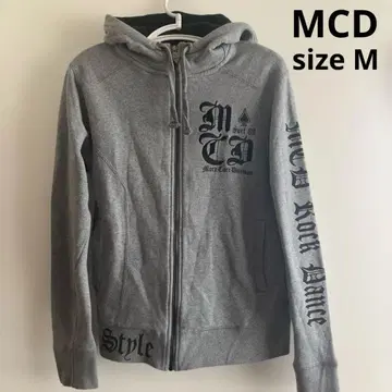 MCD Surf 89 후드티 후드 부착 집업 M 사이즈 그레이