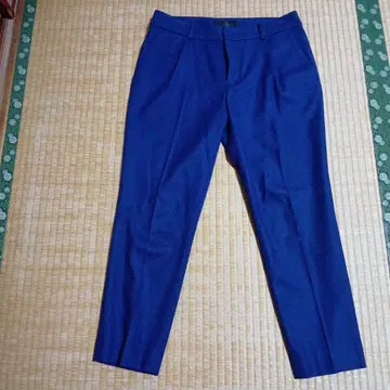 Noble 네이비 블루 슬림핏 슬랙스