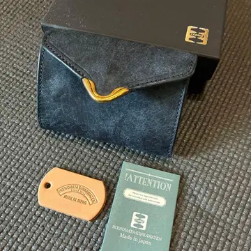 이케노하타 긴카와 컴팩트 지갑 새상품 IKENOHATA GINKAWA