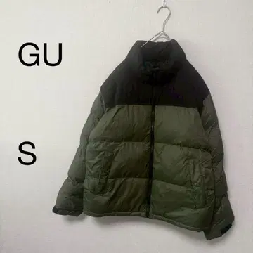 새상품급 지유 GU 다운 자켓 [ S ] 집업 따뜻한 아우터