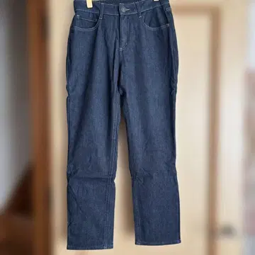 다크 블루 스트레이트 레그 데님