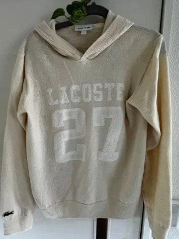 라코스테 니트 후드티