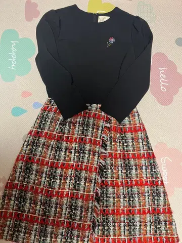 [ 새상품급 ] Chesty 체스티 트위드 원피스