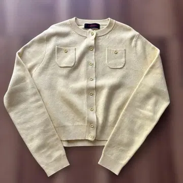CAbAN 크림색 니트 가디건