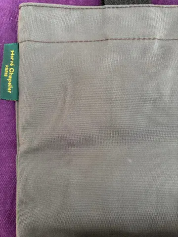 새상품급 에르베샤 펠리에 그레이 토트백 브라운 레어