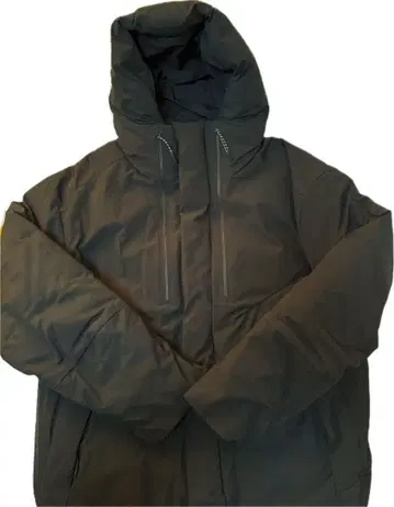 차오패닉 티피 테크 웜 지퍼 후드 블루종 블랙 S