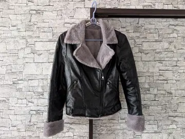라이더스풍 인조 가죽 자켓