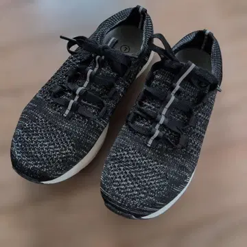 오르막 효과 트레이닝 슈즈 블랙 니트 L 사이즈